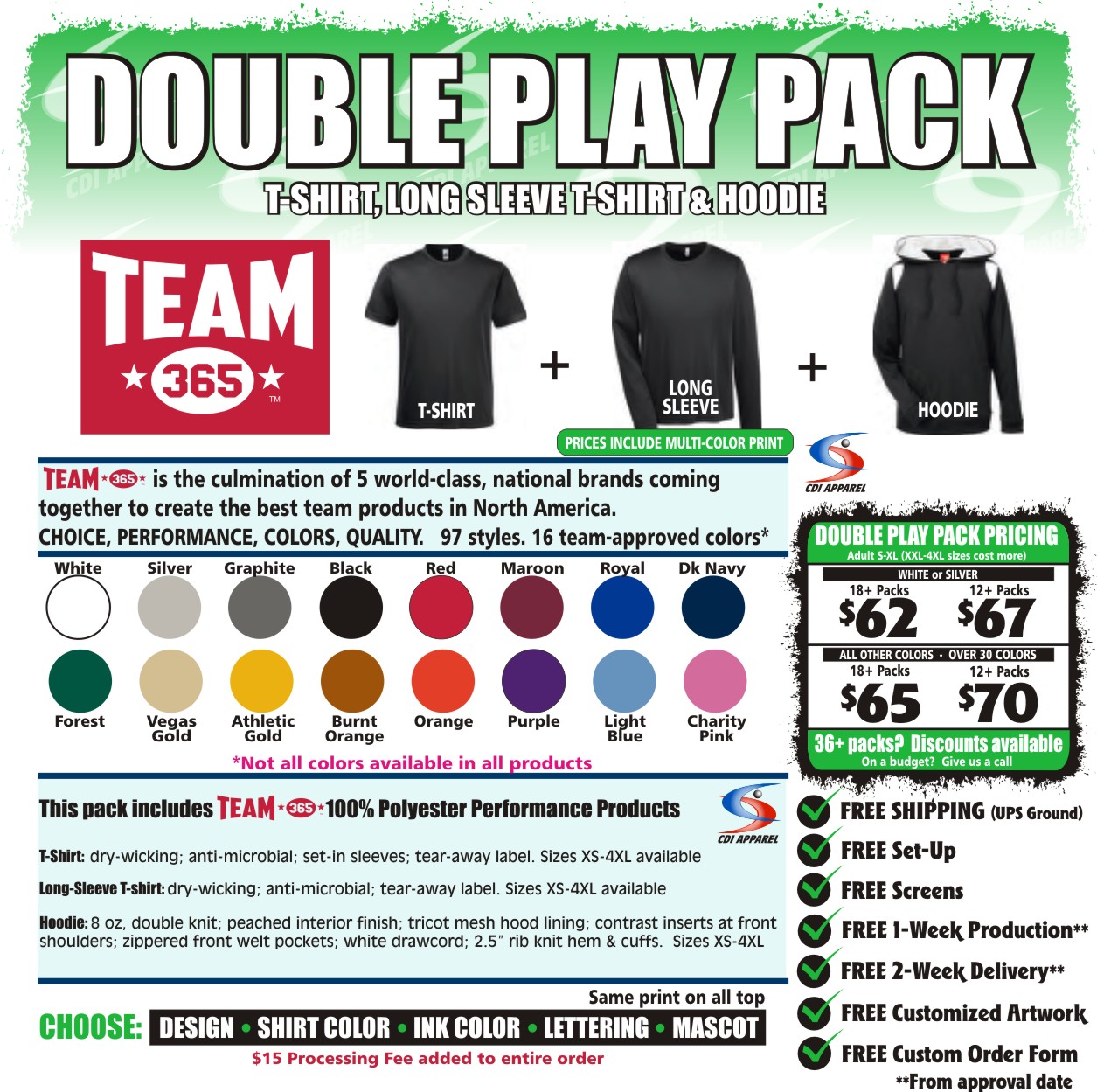 Value Pack (Double Play) Baseball 2017 Team365