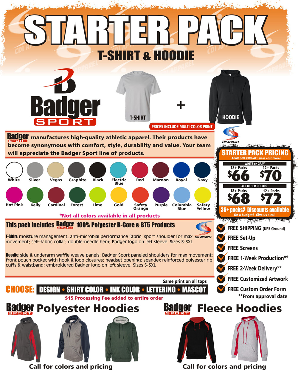 starter-team-pack-custom-t-shirt-hoodie-sweatshirt-hooded-badger-sportswear