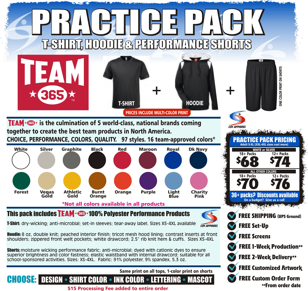 Practice-Team-Pack-T-Shirt-Hoodie-Sweatshirt-Shorts-Hooded-Team-365