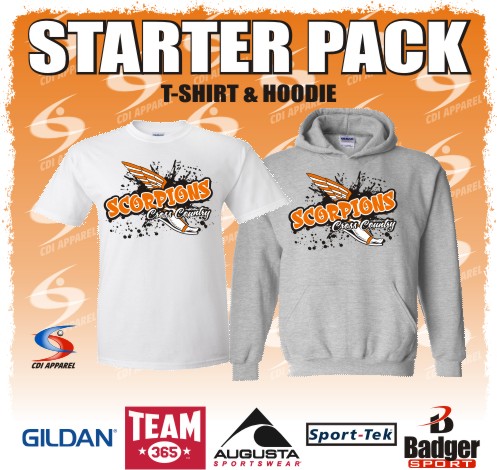 Cross Country Team Spirit Packs T-shirt and Hoodie