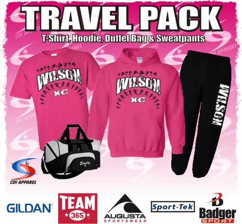 Cross Country Spirit Pack Team Pack Tee Hoodie Sweatpants Bag